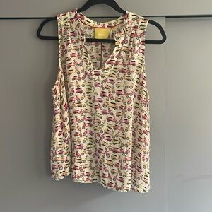 Summer top by Mauve Anthropologie